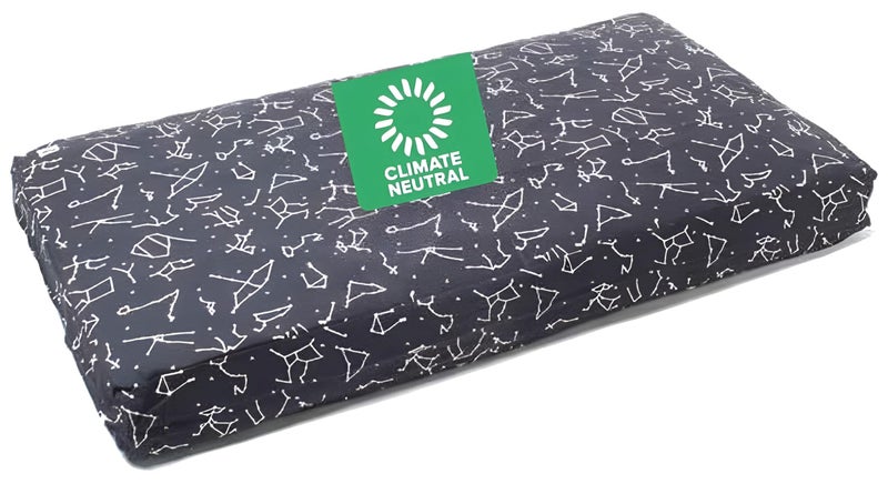 Molly Mutt Large Crib Mattress Cover - Rocketman Print - Measures 27â€x52â€x5â€- 100% Cotton - Durable - Breathable - Sustainable - Machine Washable Dog Bed Cover - Image 1
